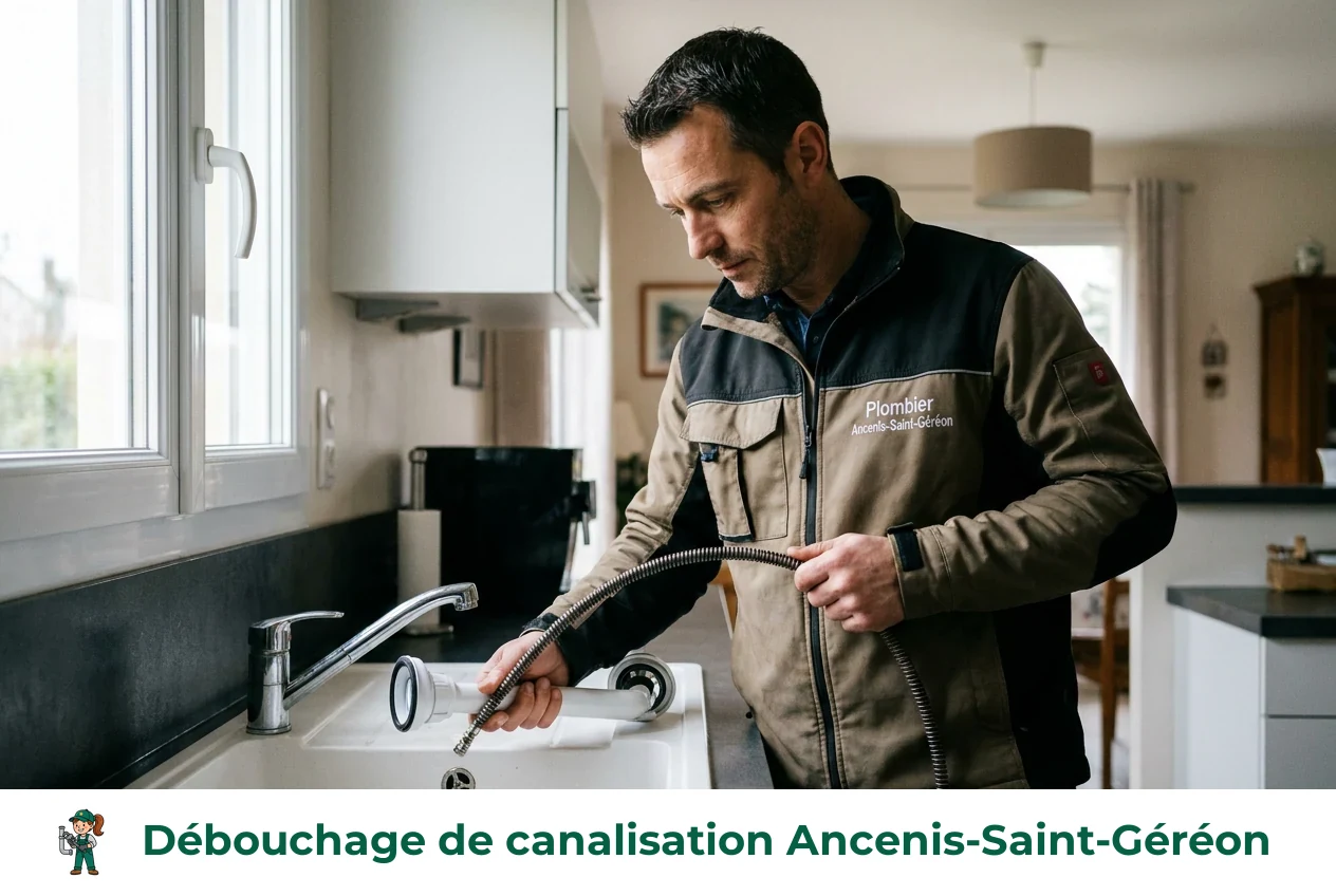 Débouchage de canalisation à Ancenis-Saint-Géréon