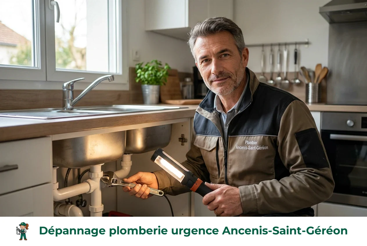 Dépannage plomberie urgence à Ancenis-Saint-Géréon