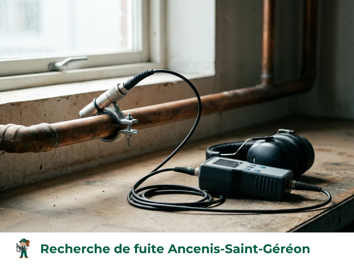 Recherche de fuite à Ancenis-Saint-Géréon