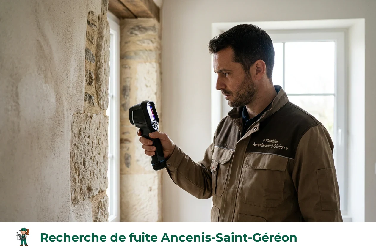 Recherche de fuite à Ancenis-Saint-Géréon