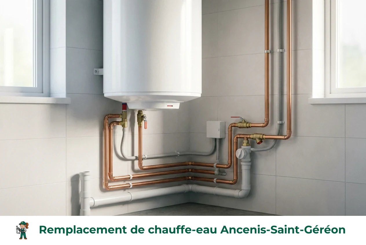 Remplacement de chauffe-eau à Ancenis-Saint-Géréon