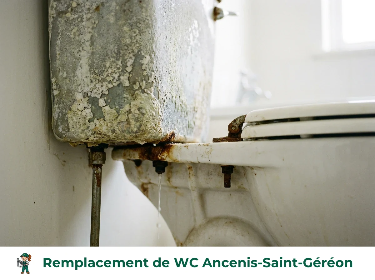 Remplacement de WC à Ancenis-Saint-Géréon