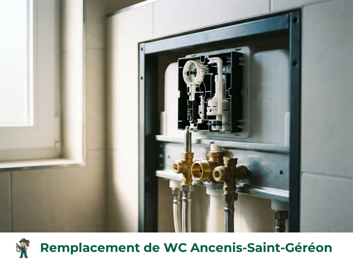 Remplacement de WC à Ancenis-Saint-Géréon